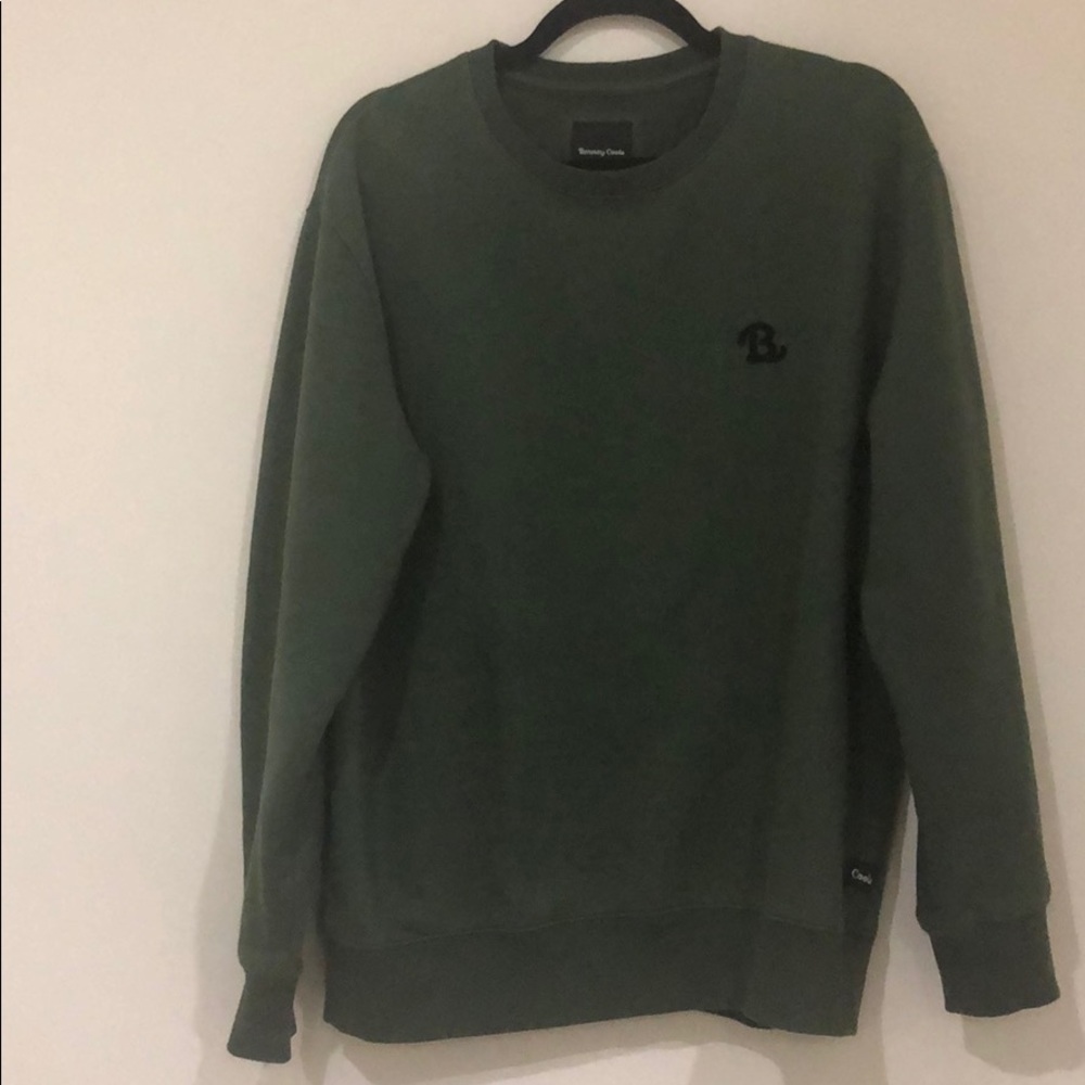 Barney Cools sweater. Olive green. 9/10 quality